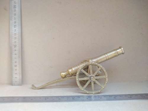 Vintage! Brass Artillery Model Canon