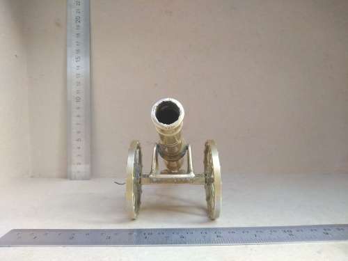 Vintage! Brass Artillery Model Canon
