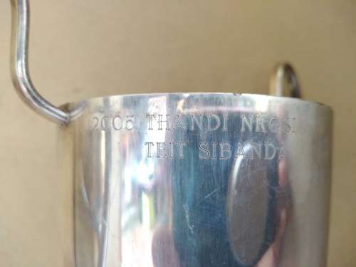 Vintage! Silver Plated - Prestige Awards - Pair Of Large Classic Trophy Cups (Engraved)