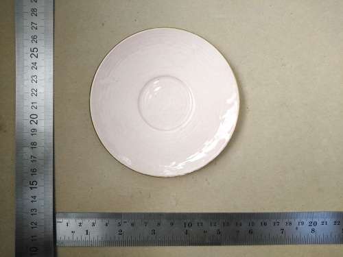 Vintage! England - Carlton Ware - Gold Trim - Blush Pink Porcelain - Saucer