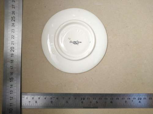 Vintage! England - Carlton Ware - Gold Trim - Blush Pink Porcelain - Saucer