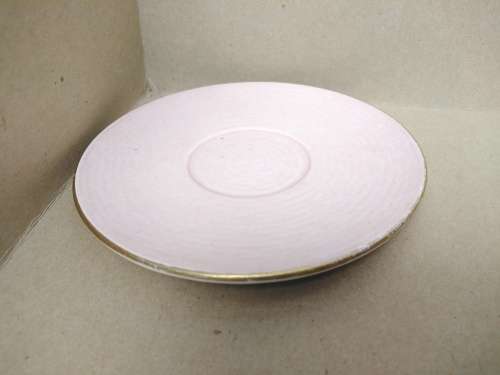Vintage! England - Carlton Ware - Gold Trim - Blush Pink Porcelain - Saucer
