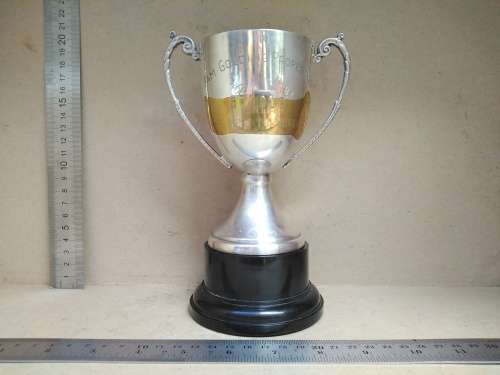 Vintage! Silver Plated - Prestige Awards - Classic Trophy Cup (Engraved)