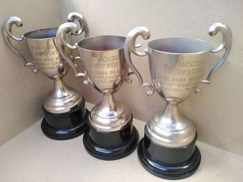 Vintage! Silver Plated - Prestige Awards - Classic Trophy Cups (Engraved)
