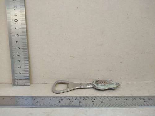 Vintage! Bellville CP -  Intricate Silver - Mother Of Pearl - Bottle Opener