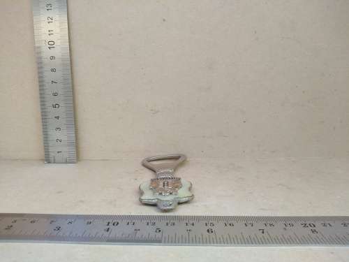 Vintage! Bellville CP -  Intricate Silver - Mother Of Pearl - Bottle Opener
