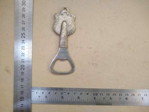 Vintage! Bellville CP -  Intricate Silver - Mother Of Pearl - Bottle Opener