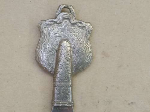 Vintage! Bellville CP -  Intricate Silver - Mother Of Pearl - Bottle Opener