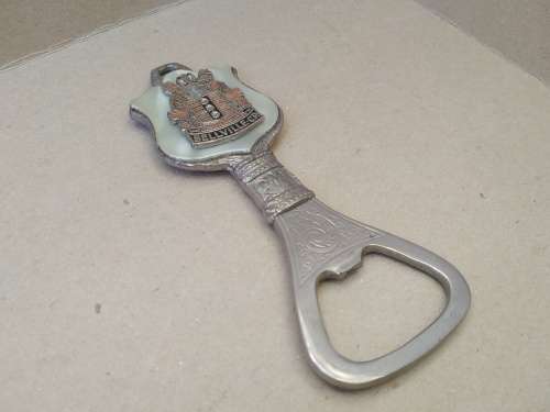 Vintage! Bellville CP -  Intricate Silver - Mother Of Pearl - Bottle Opener