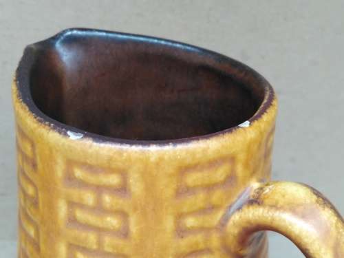 Vintage! W. Germany Ceramano Creamer And Sugar Bowl Set