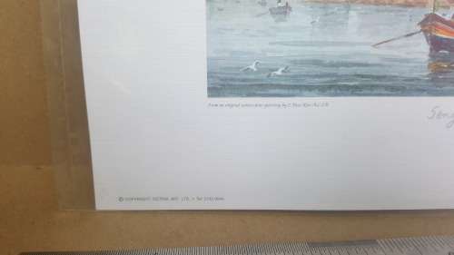 Senglia Point - Grand Harbour (Malta) - J. Pace Ross - Sealed Print