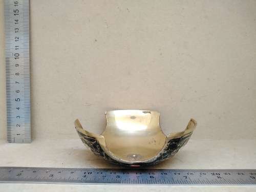 Vintage!  Round Domed - Enamelled Brass - Display Stand? / Ornament