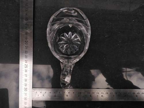 Vintage! Small - Cut Glass - Milk Jug (Cracked)