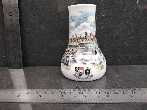 Vintage! Germany - Kaiser - Munchen Olympic Stadium  - Small Souvenir Vase