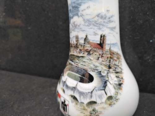 Vintage! Germany - Kaiser - Munchen Olympic Stadium  - Small Souvenir Vase