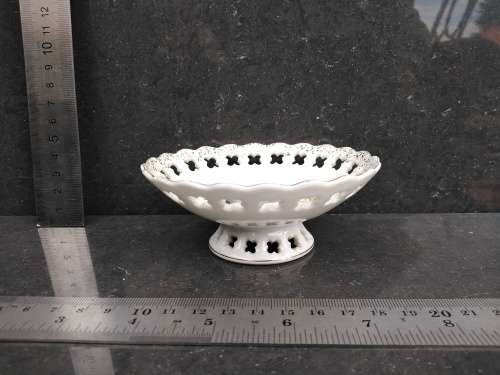 Vintage! Japan - Gold Gilded Perforated Edge - Small Pedestal Bowl