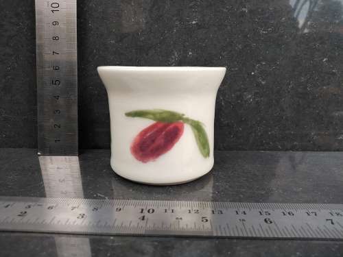 Vintage! Hand Made / Painted - Olive- Pottery Jar (Signed)