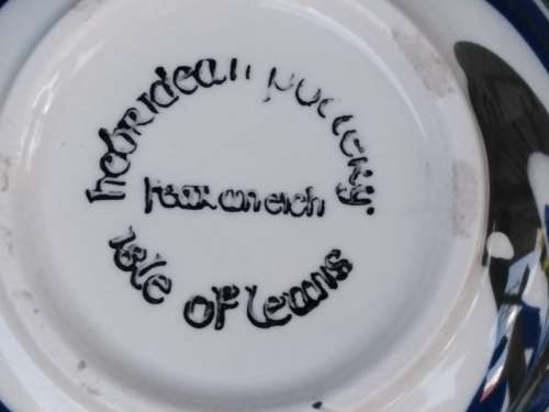 Vintage! Hebridean Studio Pottery - Fear On Eich - Isle Of Lewis - Marble Effect - Small Bowl