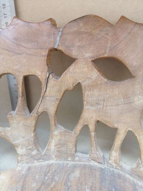 Africana! Olive Wood - Hand Carved - Wildlife - Large Round Bowl