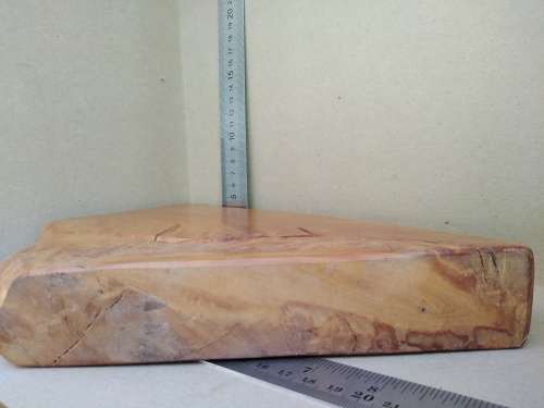 Vintage! Beautiful One-Off - Solid Wood Section - Candle Holder / Bud Vase