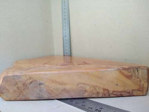 Vintage! Beautiful One-Off - Solid Wood Section - Candle Holder / Bud Vase