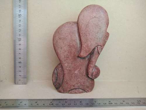Africana! - Hand Carved - Abstract Hand Carved Stone Elephant African Sculpture