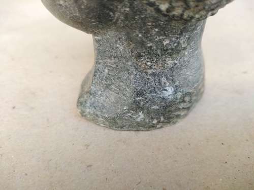 Africana! - Hand Carved! Polished Stone Bust- Young Man Sculpture.