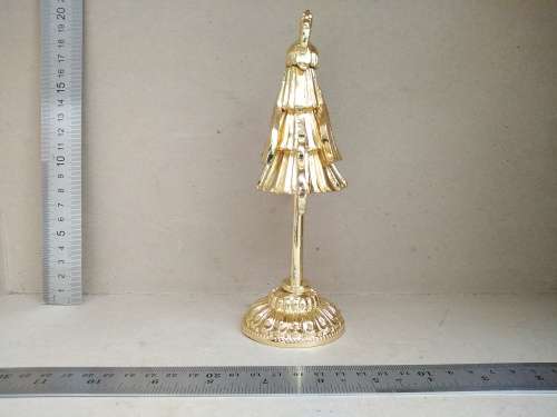 Feng Shui Heavy Brass Gold Plated Victory Banner Paperweight Screw Off Bottom