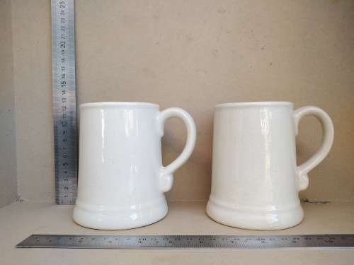Vintage! Flora Ann - Dale College - Pair Of Beer / Coffee Mugs