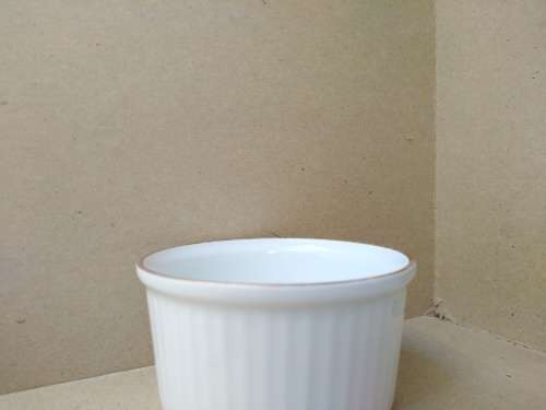 Vintage! Royal Worcester 9cm White Ramekin Butter Dish Made In England.