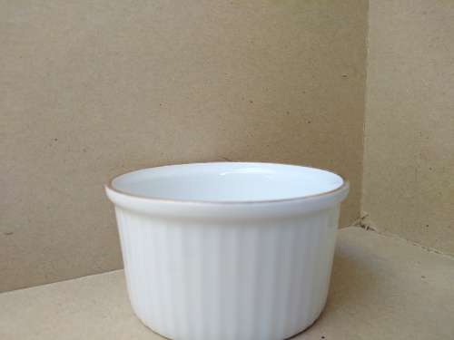 Vintage! Royal Worcester 9cm White Ramekin Butter Dish Made In England.