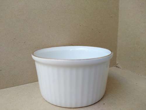 Vintage! Royal Worcester 9cm White Ramekin Butter Dish Made In England.
