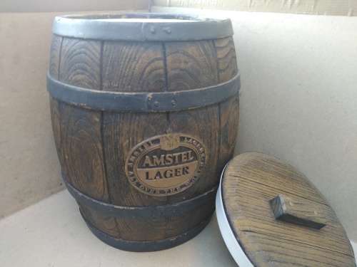 Vintage! Branded Amstel Lager - Ice Bucket With Lid