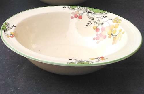 Vintage! Crown Ducal Ware - Mimosa Art Deco - Set Of 3 Bowls