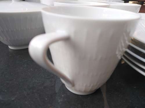 Vintage! Hans Achtziger - Bevaria Germany - Hutschenreuther Selb - Midcentury Demitasse Coffee Set