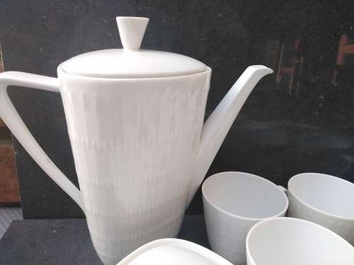 Vintage! Hans Achtziger - Bevaria Germany - Hutschenreuther Selb - Midcentury Demitasse Coffee Set