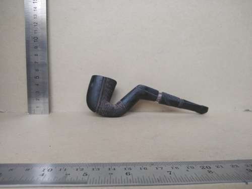Vintage! Black Wood Marked Tobacco Pipe.