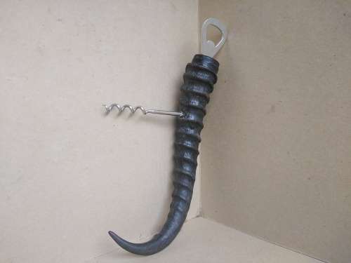 Vintage! Springbok Horn - Dual Bottle Opener / Corkscrew
