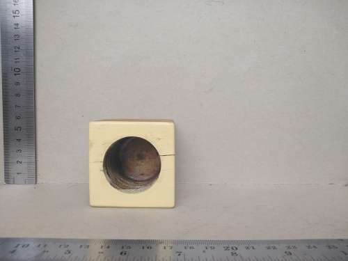 Vintage! Baltic Birch Plywood Cube- Set Of 3 Tealight Candle Holders