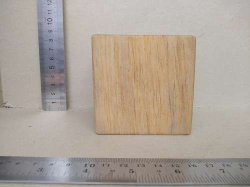 Vintage! Baltic Birch Plywood Cube- Set Of 3 Tealight Candle Holders