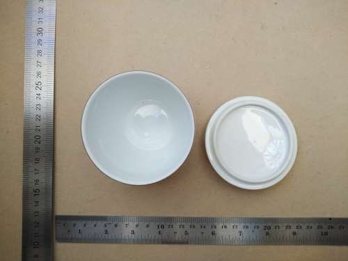Vintage! Japan - Noritake Concord (Platinum Trim) - Mini Sugar Bowl With Lid (Handle Broken)