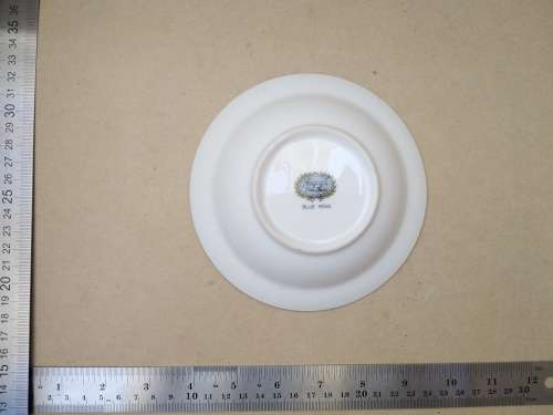 Vintage! Japanese - Nagoya Fine China - Blue Rose - Rim Fruit Bowl