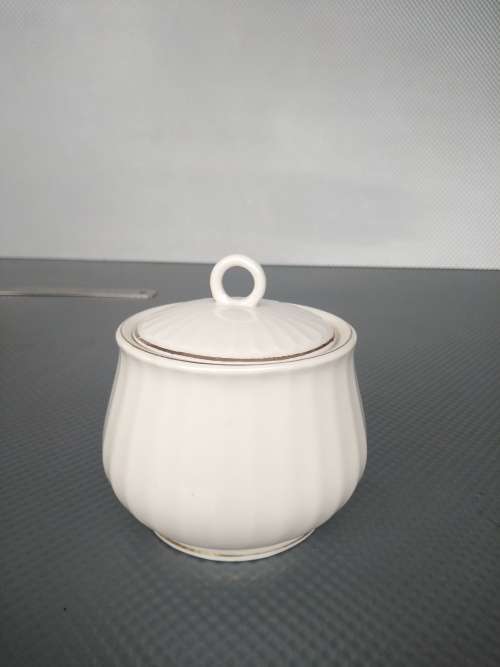 Vintage! German - Bavaria - TRISA - Fine Porcelain - Tea Pot And Sugar Bowl