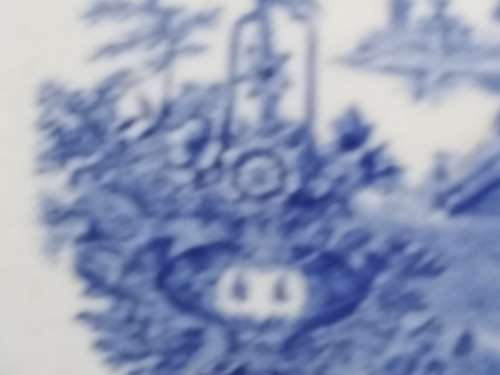 Vintage! Finlandia - Arabia Soumi - Blue Landscape Scene - Decorative Plate