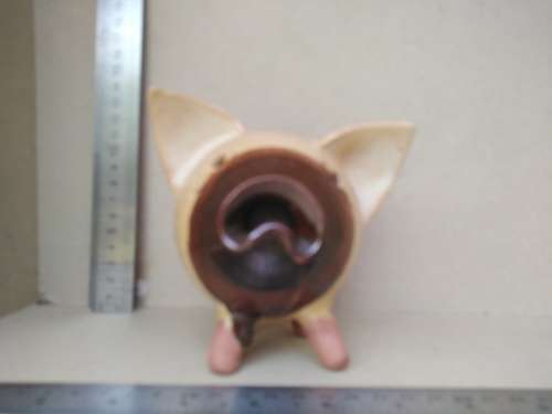 Vintage! Clay Art Studio Pottery - Clay Pig Piggy Bank