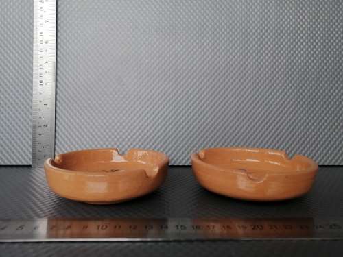 Vintage! Clay Art Studio Pottery - Ashtrays