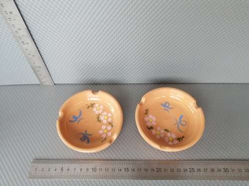 Vintage! Clay Art Studio Pottery - Ashtrays