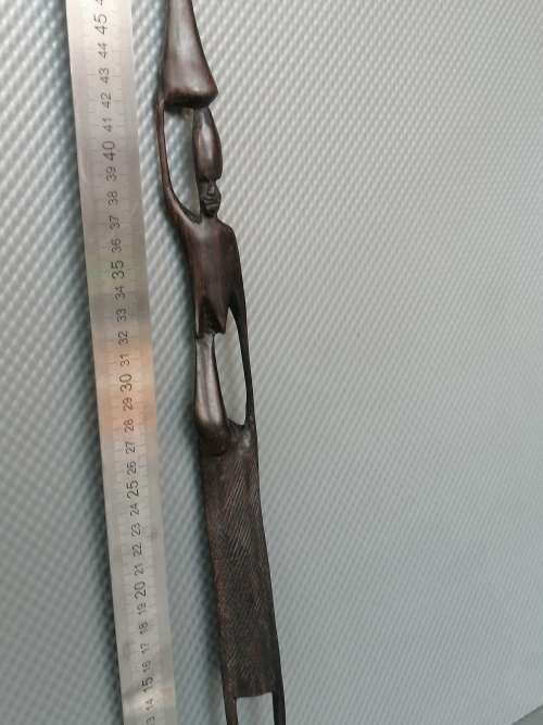 Africana! Malawi - Hand-Carved - Ebony Wood - Tall Skinny Woman