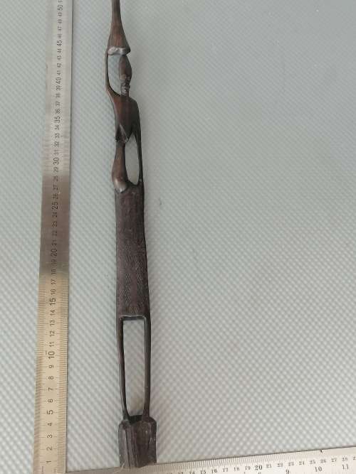 Africana! Malawi - Hand-Carved - Ebony Wood - Tall Skinny Woman