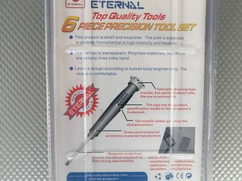 CRAZY R1 - Screw it! Eternal 6 Piece Precision Tool Set.